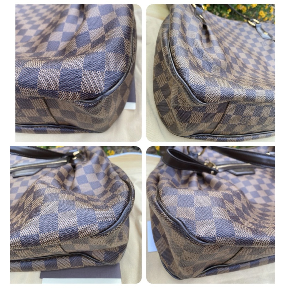 Louis Vuitton Brown and Black Hobo with Damier Ebene Canvas - Picture 2 of 12